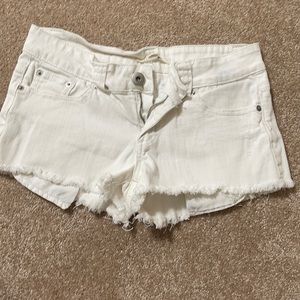 21 White blue Jean shorts